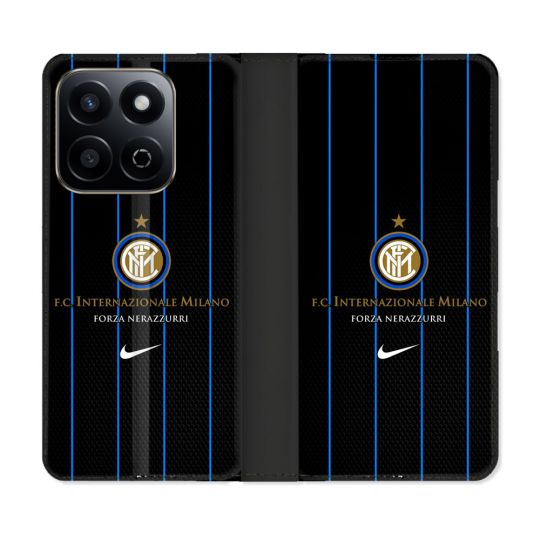 Housse cuir portefeuille Pour Honor 200 Smart 5G Foot Inter Milan