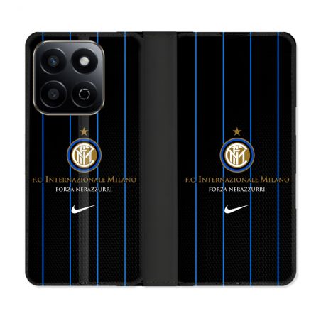Housse cuir portefeuille Pour Honor 200 Smart 5G Foot Inter Milan