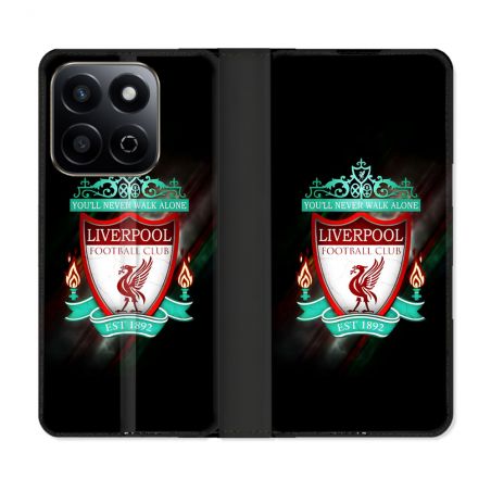 Housse cuir portefeuille Pour Honor 200 Smart 5G Foot Liverpool