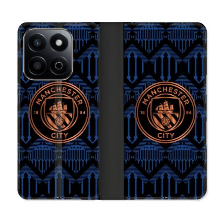 Housse cuir portefeuille Pour Honor 200 Smart 5G Foot Manchester City
