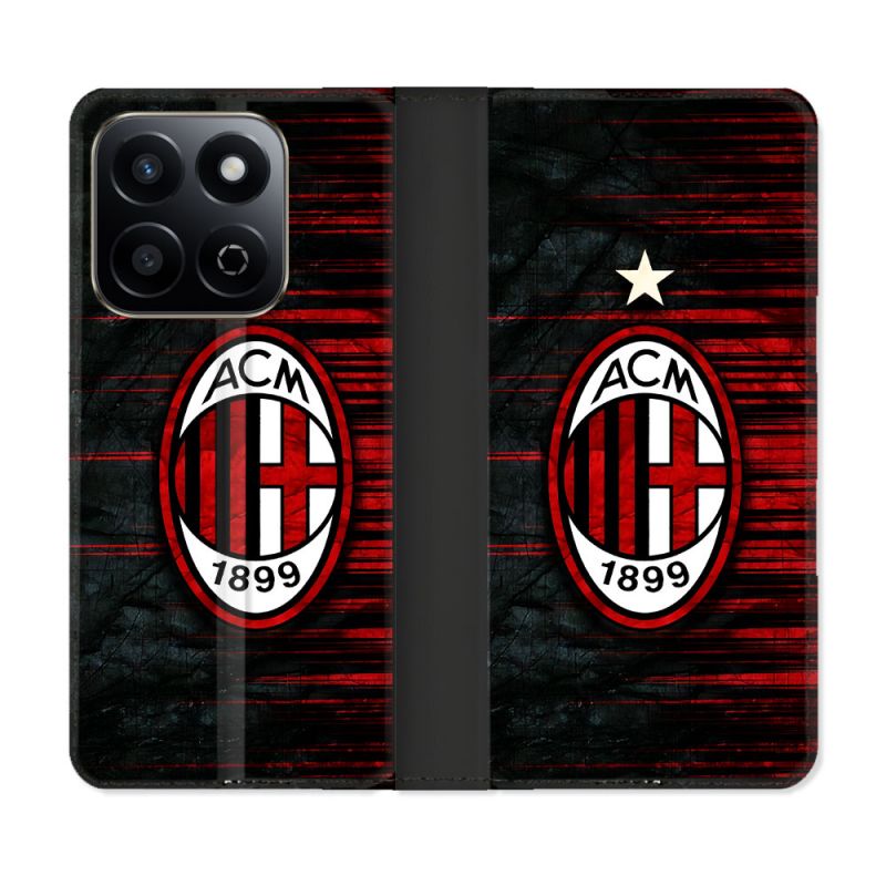 Housse cuir portefeuille Pour Honor 200 Smart 5G Foot Milan AC