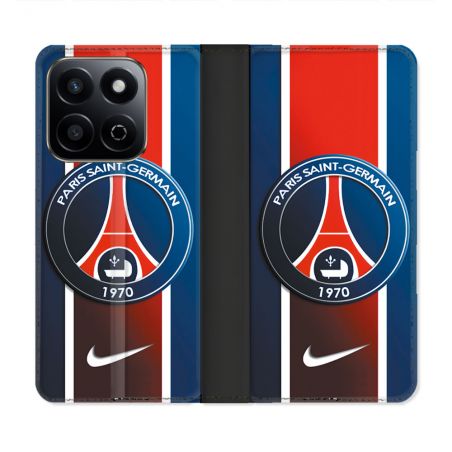 Housse cuir portefeuille Pour Honor 200 Smart 5G Foot PSG 1970
