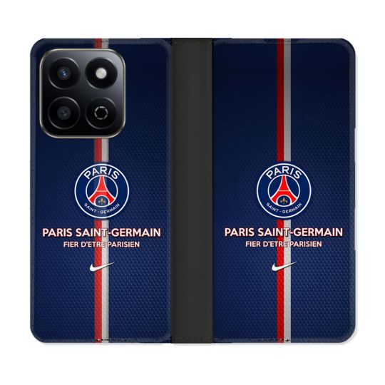 Housse cuir portefeuille Pour Honor 200 Smart 5G Foot PSG Fier