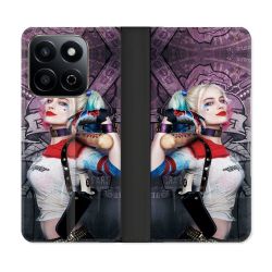 Housse cuir portefeuille Pour Honor 200 Smart 5G Harley Quinn Batte