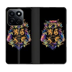 Housse cuir portefeuille Pour Honor 200 Smart 5G Harry Potter Hogwarts