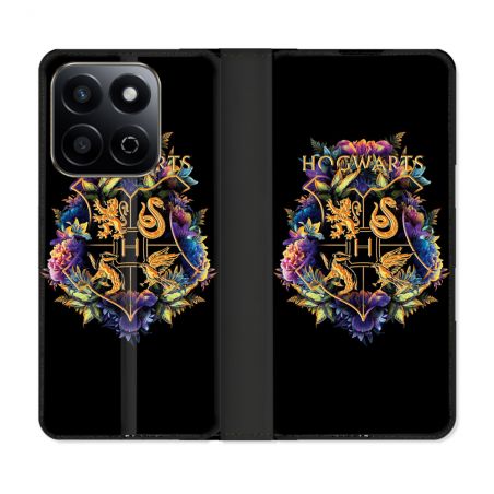 Housse cuir portefeuille Pour Honor 200 Smart 5G Harry Potter Hogwarts
