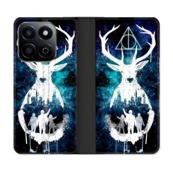 Housse cuir portefeuille Pour Honor 200 Smart 5G Harry Potter Patronome