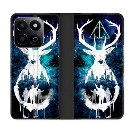 Housse cuir portefeuille Pour Honor 200 Smart 5G Harry Potter Patronome