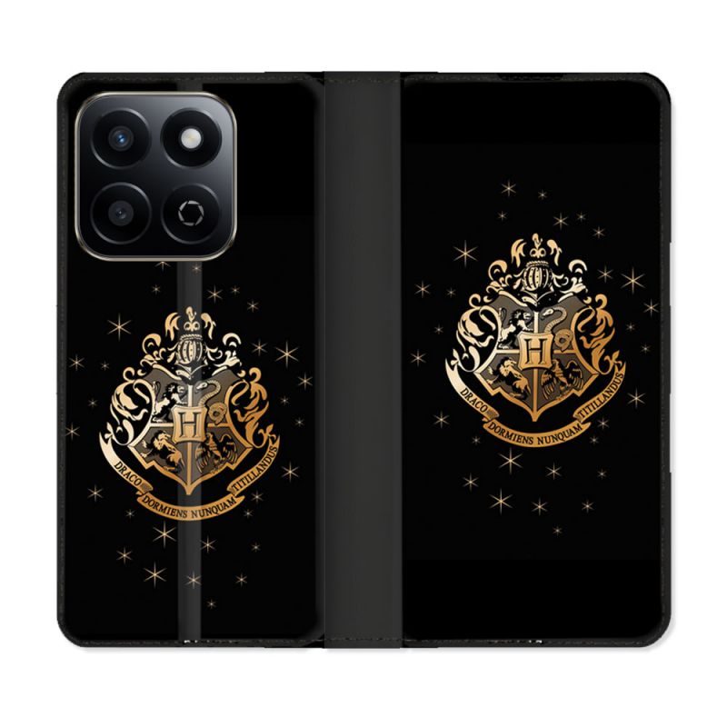 Housse cuir portefeuille Pour Honor 200 Smart 5G Harry Potter Poudlard