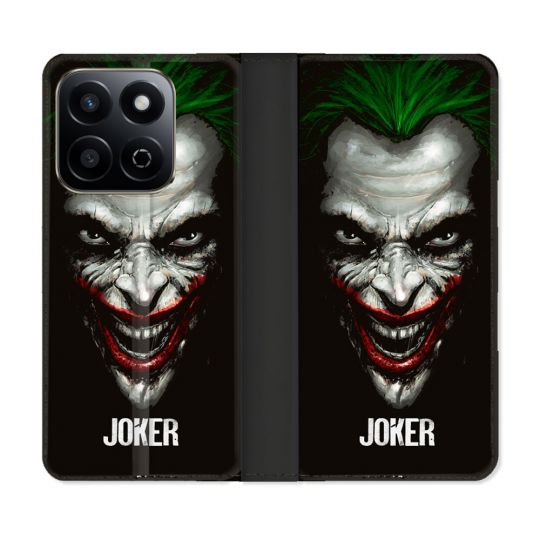 Housse cuir portefeuille Pour Honor 200 Smart 5G Joker Noir