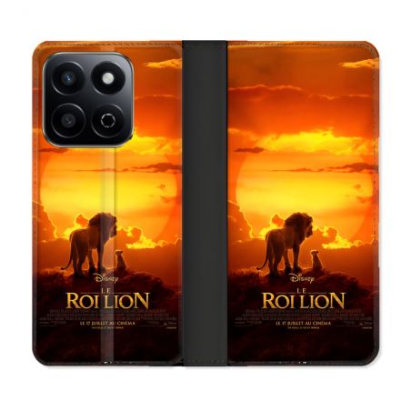 Housse cuir portefeuille Pour Honor 200 Smart 5G Le Roi Lion Affiche
