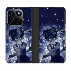 Housse cuir portefeuille Pour Honor 200 Smart 5G Manga Assassination Classroom Nagisa