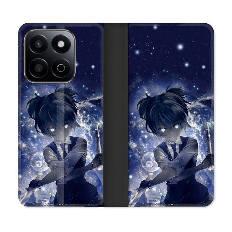 Housse cuir portefeuille Pour Honor 200 Smart 5G Manga Assassination Classroom Nagisa