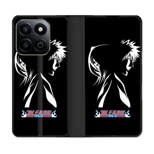 Housse cuir portefeuille Pour Honor 200 Smart 5G Manga Bleach Duo