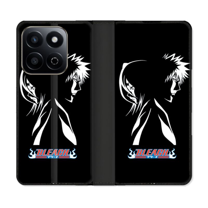 Housse cuir portefeuille Pour Honor 200 Smart 5G Manga Bleach Duo
