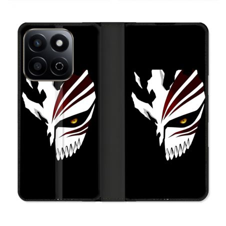 Housse cuir portefeuille Pour Honor 200 Smart 5G Manga Bleach Masque