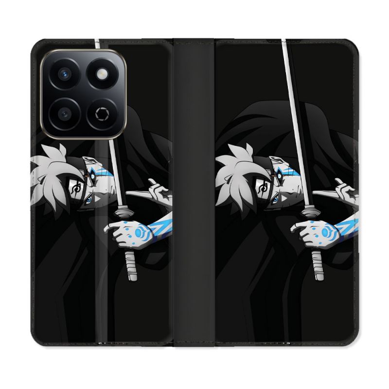 Housse cuir portefeuille Pour Honor 200 Smart 5G Manga Boruto Epée