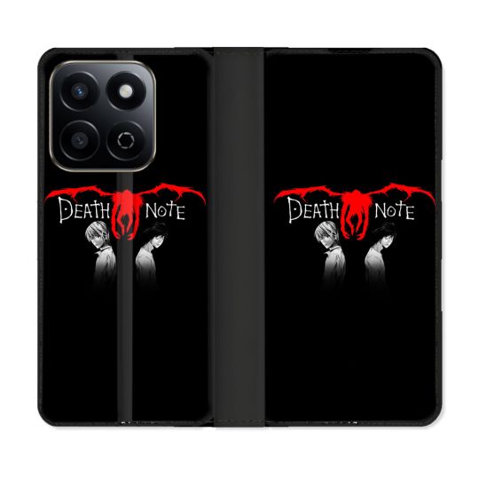 Housse cuir portefeuille Pour Honor 200 Smart 5G Manga Death Note Noir