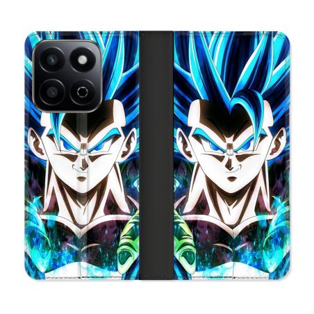 Housse cuir portefeuille Pour Honor 200 Smart 5G Manga Dragon Ball Gogeta Visage
