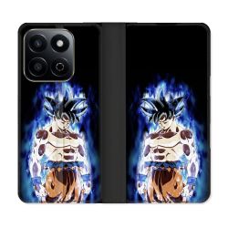 Housse cuir portefeuille Pour Honor 200 Smart 5G Manga Dragon Ball Sangoku Noir