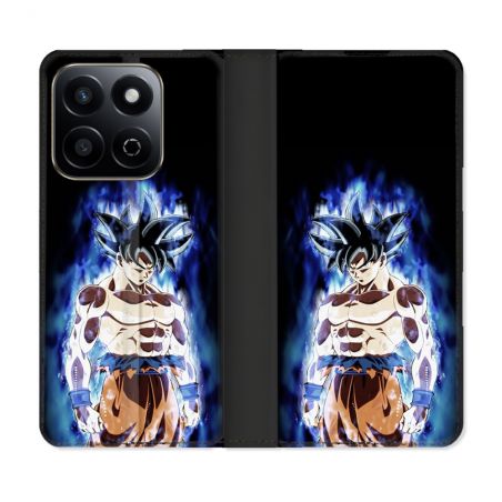 Housse cuir portefeuille Pour Honor 200 Smart 5G Manga Dragon Ball Sangoku Noir