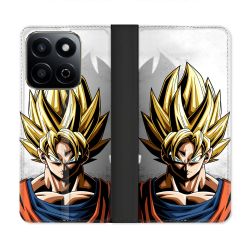 Housse cuir portefeuille Pour Honor 200 Smart 5G Manga Dragon Ball Sangoku Portrait
