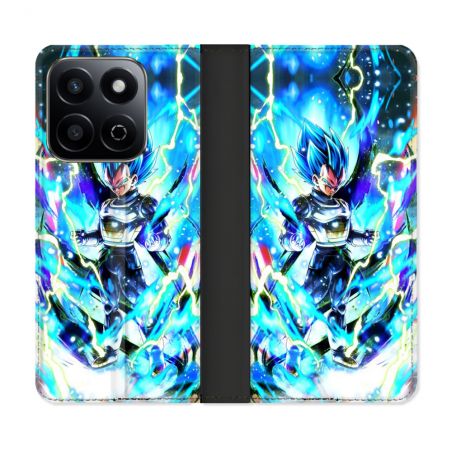 Housse cuir portefeuille Pour Honor 200 Smart 5G Manga Dragon Ball Vegeta Bleu
