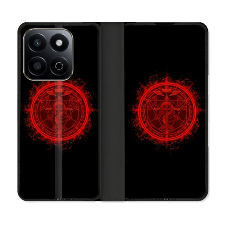 Housse cuir portefeuille Pour Honor 200 Smart 5G Manga Fullmetal Alchemist Logo