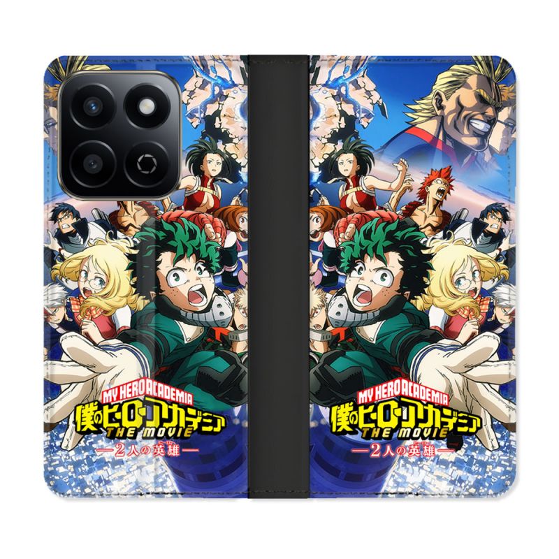 Housse cuir portefeuille Pour Honor 200 Smart 5G Manga My Hero Academia Affiche