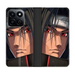 Housse cuir portefeuille Pour Honor 200 Smart 5G Manga Naruto Itachi Visage