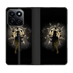 Housse cuir portefeuille Pour Honor 200 Smart 5G Manga Naruto Sage