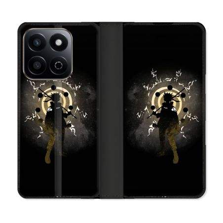 Housse cuir portefeuille Pour Honor 200 Smart 5G Manga Naruto Sage