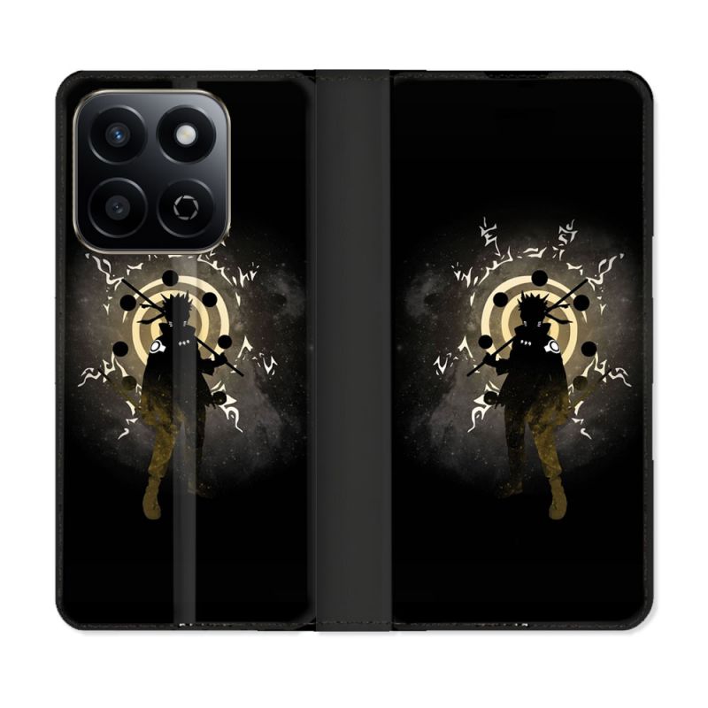 Housse cuir portefeuille Pour Honor 200 Smart 5G Manga Naruto Sage