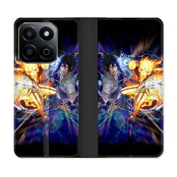 Housse cuir portefeuille Pour Honor 200 Smart 5G Manga Naruto VS