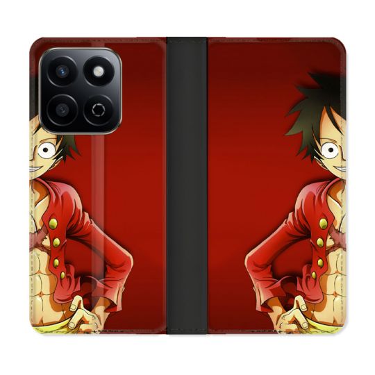Housse cuir portefeuille Pour Honor 200 Smart 5G Manga One Piece Luffy