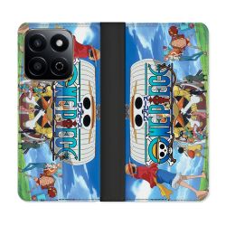 Housse cuir portefeuille Pour Honor 200 Smart 5G Manga One Piece Sunny