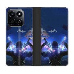 Housse cuir portefeuille Pour Honor 200 Smart 5G Manga SAO sword Art Online Epee
