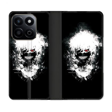 Housse cuir portefeuille Pour Honor 200 Smart 5G Manga Tokyo Ghoul Kaneki Tag