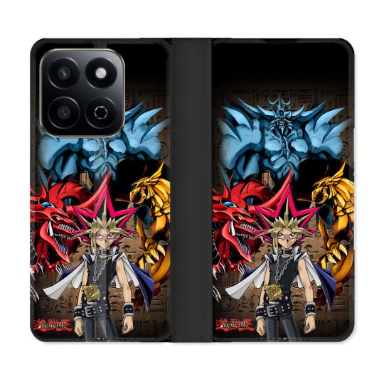 Housse cuir portefeuille Pour Honor 200 Smart 5G Manga Yu Gi Oh