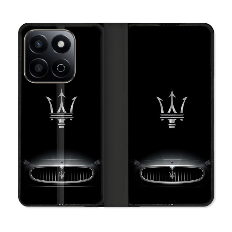 Housse cuir portefeuille Pour Honor 200 Smart 5G Maserati