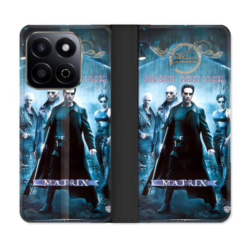 Housse cuir portefeuille Pour Honor 200 Smart 5G Matrix Affiche