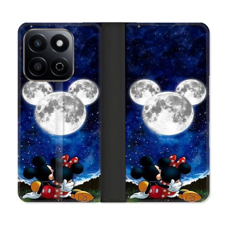 Housse cuir portefeuille Pour Honor 200 Smart 5G Mickey Minnie