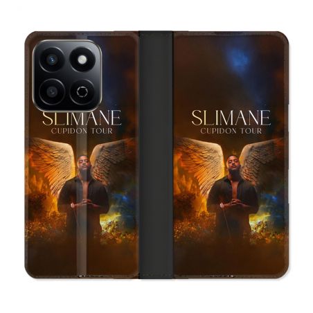 Housse cuir portefeuille Pour Honor 200 Smart 5G Musique Slimane Ange