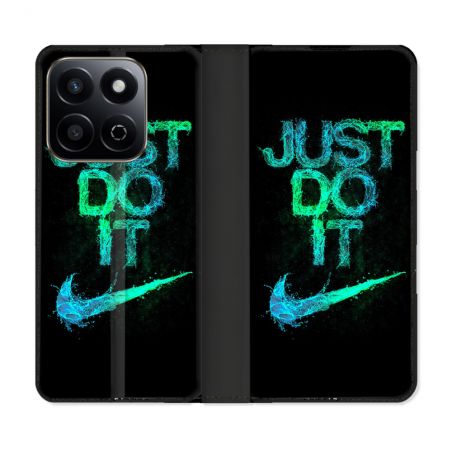 Housse cuir portefeuille Pour Honor 200 Smart 5G Nike Just Do It