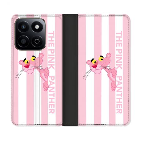 Housse cuir portefeuille Pour Honor 200 Smart 5G Panthere Rose