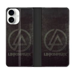 Housse cuir portefeuille Pour Iphone 17 Musique Rock Linkin Park