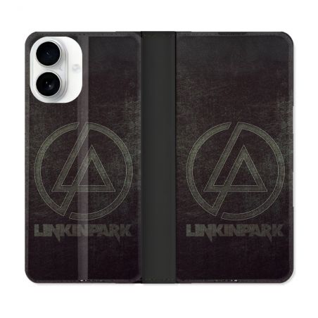 Housse cuir portefeuille Pour Iphone 17 Musique Rock Linkin Park