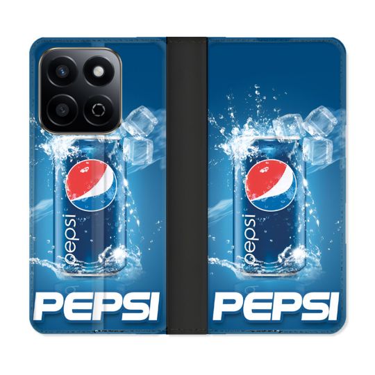 Housse cuir portefeuille Pour Honor 200 Smart 5G Pepsi