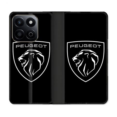 Housse cuir portefeuille Pour Honor 200 Smart 5G Peugeot