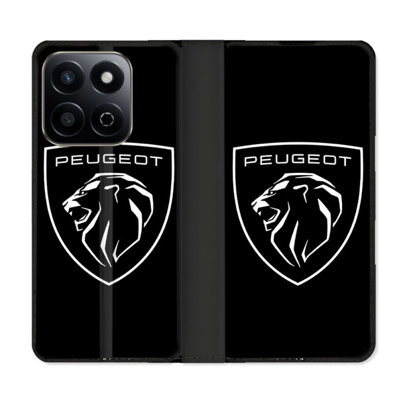 Housse cuir portefeuille Pour Honor 200 Smart 5G Peugeot